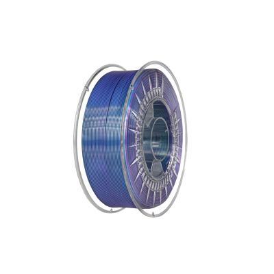 Devil Design SILK филамент 1.75 мм, 1 кг - cold green/violet